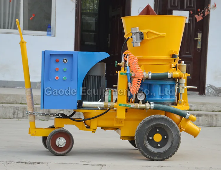 GAODETEC GZ-5ER Efficient Refractory Gunning Machine For Slope Protection